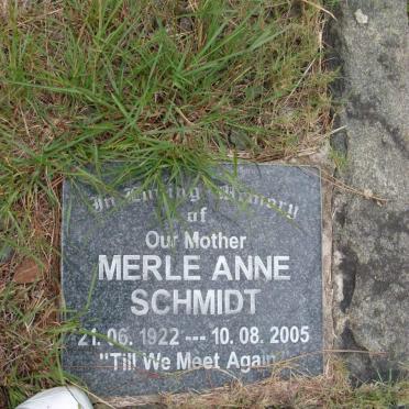 SCHMIDT Merle Anne 1922--2005