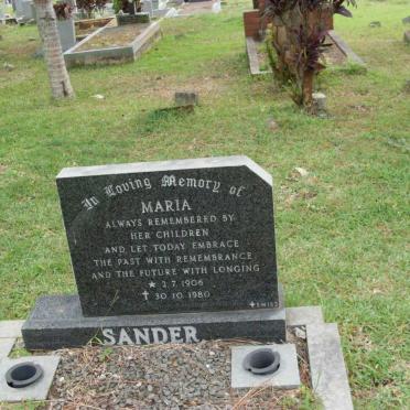 SANDER Maria 1906-1980