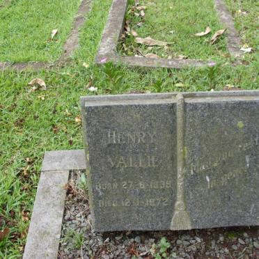 VALLIE Henry 1939-1972