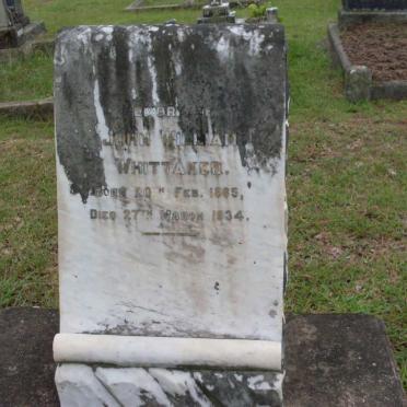 WHITTAKER John Willia 1865-1934