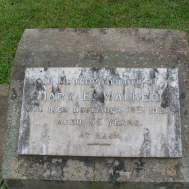 WALKER Mary E. -1928