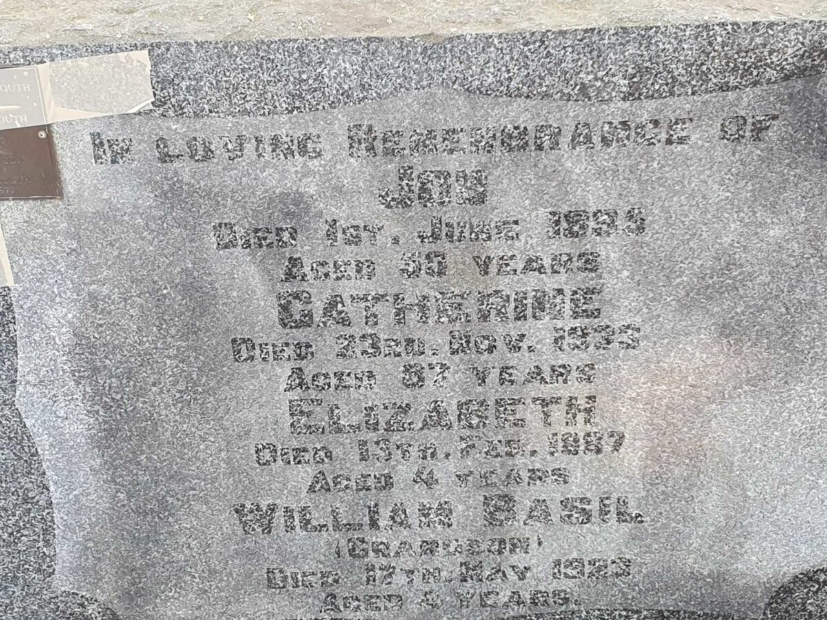 PORTSMOUTH Job -1895 :: PORTSMOUTH Catherine -1933