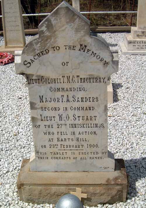 THACKERAY T.M.C. -1900 :: STUART W.O. -1900 :: SANDERS F.A. -1900