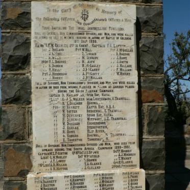 1. First Battalion Inniskilling Monument