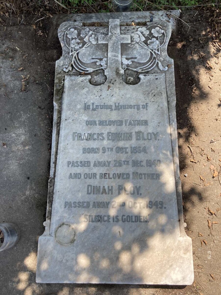 BLOY Francis Edwin 1864-1940 & Dinah -1949