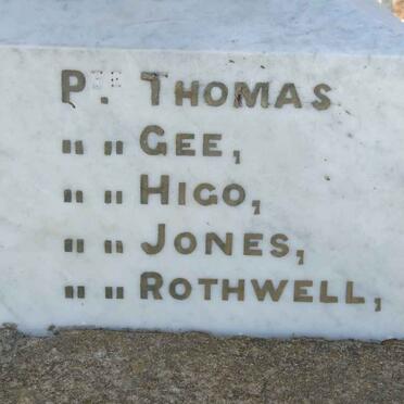 Memorial - List of names