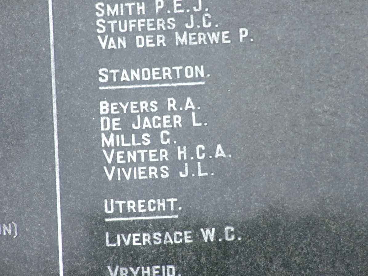 15. Plaque with list of names