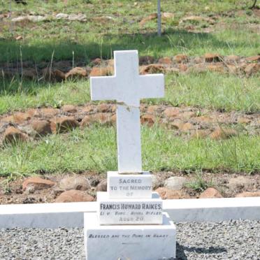 RAIKES Francis Howard -1900