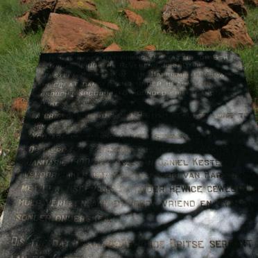 KESTELL John Daniel -1900