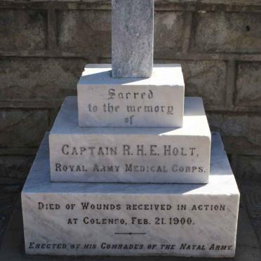 Kwazulu-Natal, KLIPRIVIER district, Wynne Hills,  British military memorial