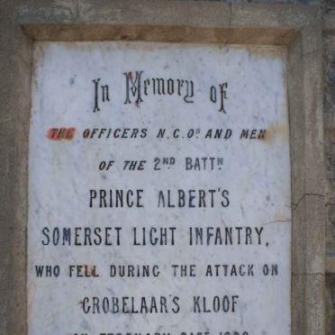 2. Prince Albert's Somerset Light Infantry -1900