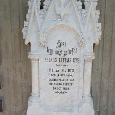 UYS Petrus Lefras 1874-1899