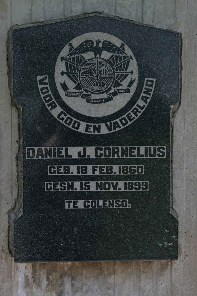CORNELIUS Daniel J. 1860-1899