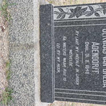 ADENDORFF Servaas van Breda -1948