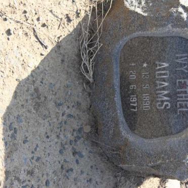 ADAMS Ivy Ethel 1890-1977