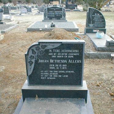 ALLERS Johan Bethesda 1913-1971