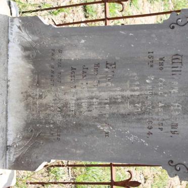 ADAMS William -1894 &amp; Ellen -1903