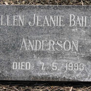 ANDERSON Ellen Jeanie Baillie -1993