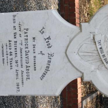 ARGUE Patrick David -1897