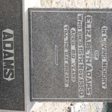 ADAMS Elizabeth -1950