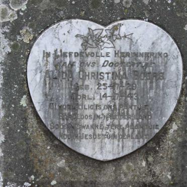 BOERS Alida Christina 1929-1943