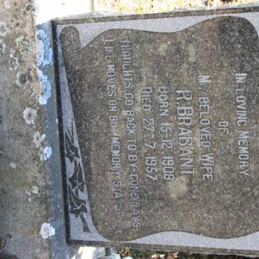 BRABANT R. 1908-1957