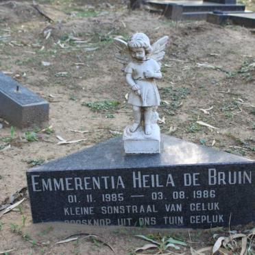 BRUIN Emmerentia Heila, de 1985-1986
