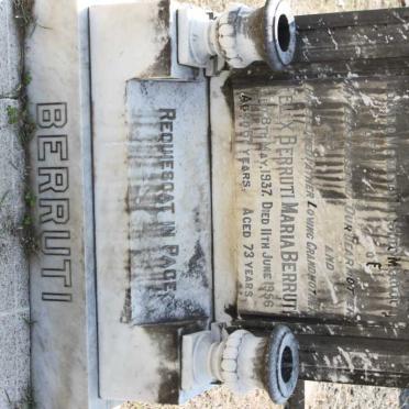 BERRUTI Felix -1937 &amp; Maria -1956