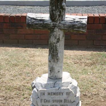 BELL F. Cranstoun 1912-1913