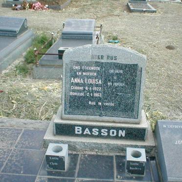 BASSON Anna Louisa 1922-1963