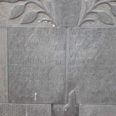 BLIGNAUT Daniel Jeremia 1878-1939 _2