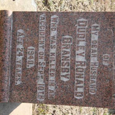 BRANSBY Dudley Ronald -1940