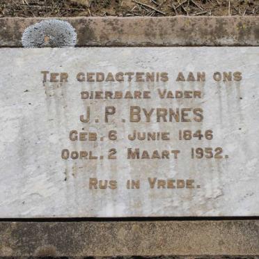 BYRNES J.P. 1846-1952