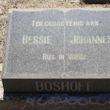 BOSHOFF Johannes &amp; Bessie