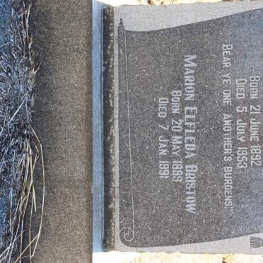 BRISTOW Victor John 1892-1953 &amp; Marion Elfleda 1899-1991