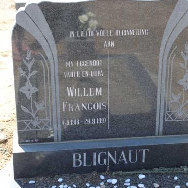 BLIGNAUT Willem Francois 1918-1997