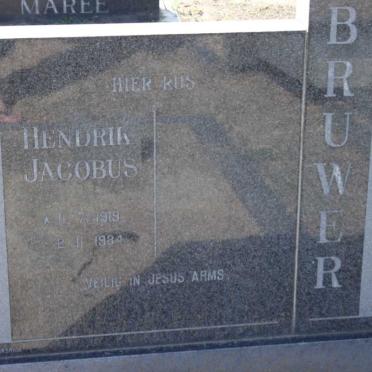 BRUWER Hendrik Jacobus 1919-1984