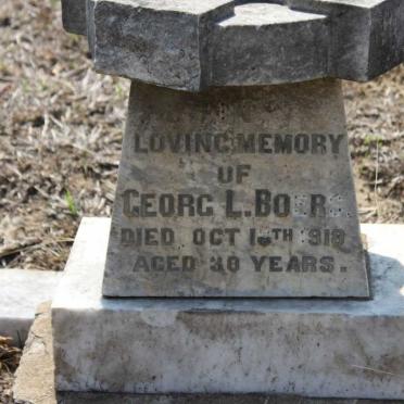 BOERS Georg L. -1918