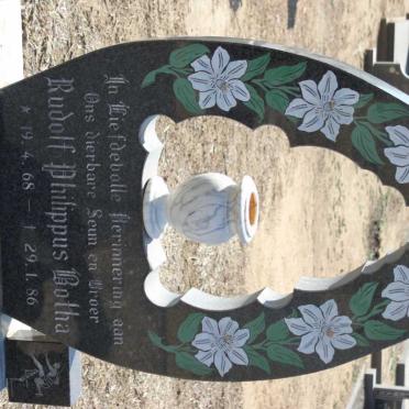 BOTHA Rudolf Philippus 1968-1986