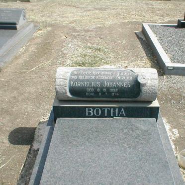 BOTHA Kornelius Johannes 1932-1974