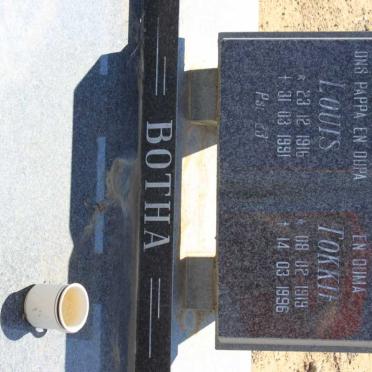 BOTHA Louis 1916-1991 &amp; Tokkie 1919-1996