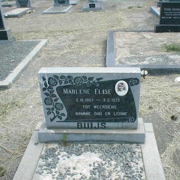 BUIJS Marlene Elise 1957-1972