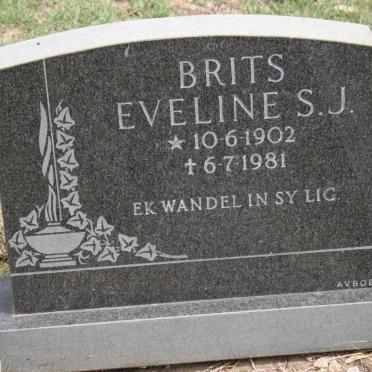 BRITS Eveline S.J. 1902-1981