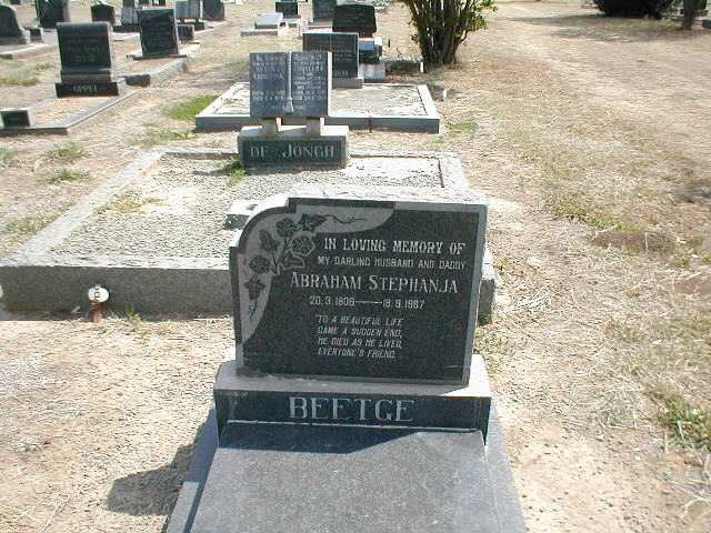 BEETGE Abraham Stephanja 1909-1967