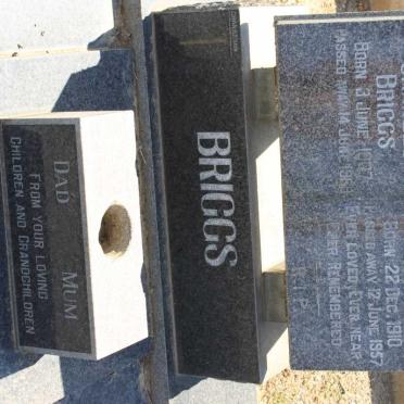 BRIGGS William Farrall Charles 1907-1969 &amp; Winefred Mildred 1910-1957