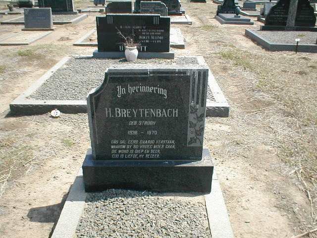 BREYTENBACH H. geb. STROGH 1938-1970