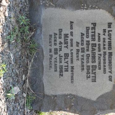 BLYTH Peter Barns -1943 &amp; Mary -1962