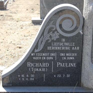 BRONKHORST Richard 1930-1984 &amp; Pauline 1932-