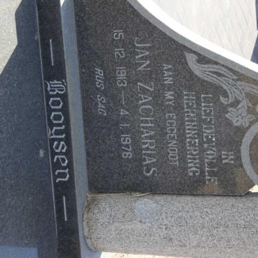 BOOYSEN Jan Zacharias 1913-1976