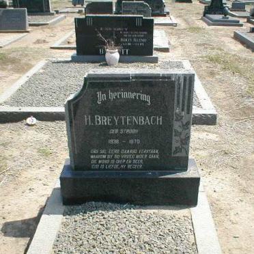 BREYTENBACH H. geb. STROGH 1938-1970